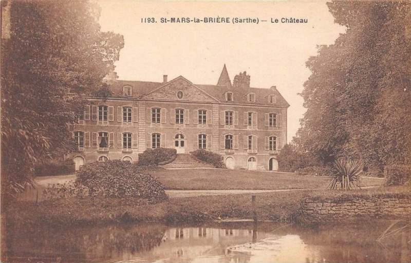 Carte postale ancienne Chateau De Saint Mars La Briere