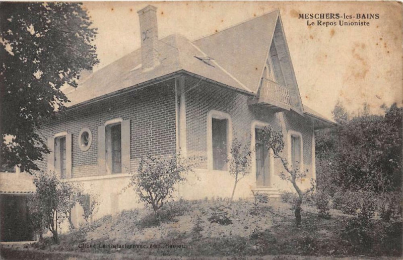 Carte postale ancienne Meschers Le Repos Unioniste