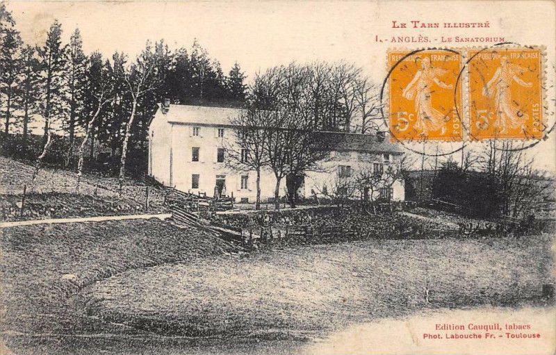 Carte postale ancienne Angles Le Sanatorium à Anglès