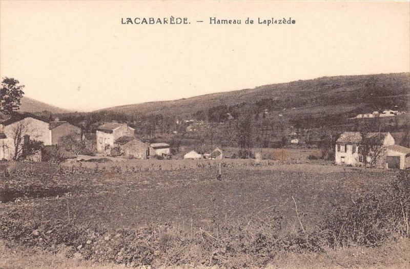 Carte postale ancienne Lacabarede Hameau De Laplazede à Lacabarède