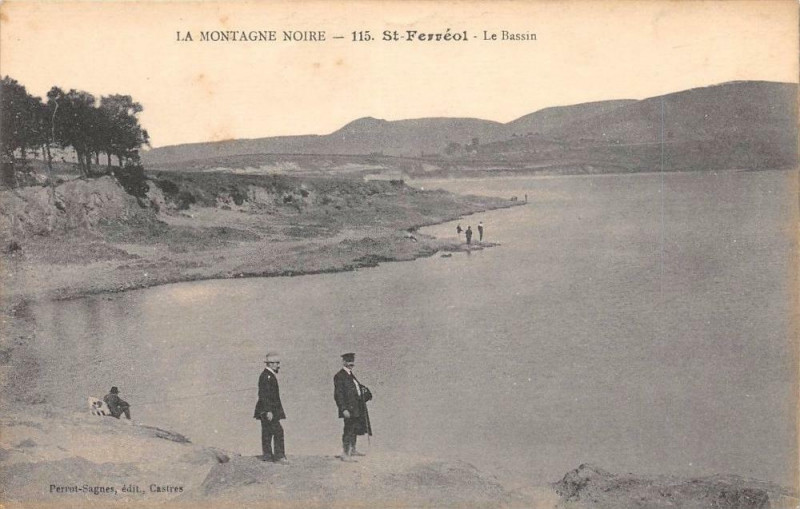 Carte postale ancienne Saint Ferreol Le Bassin