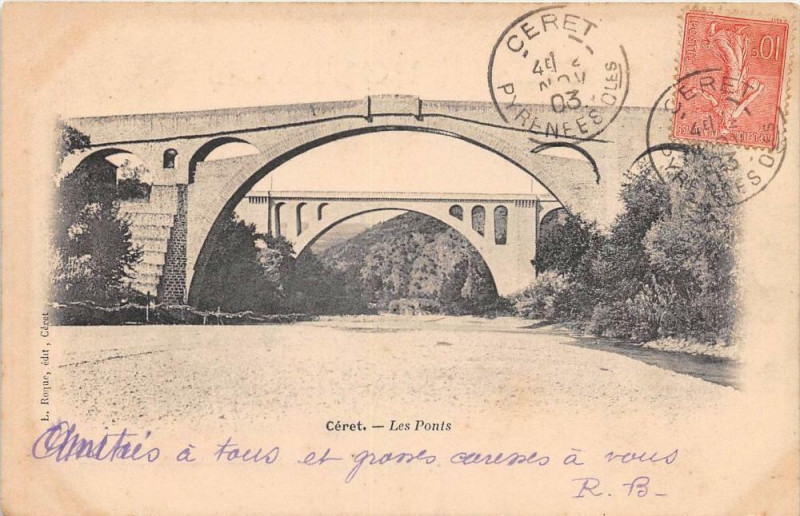 CPA 66 PERPIGNAN LA RUE DES MARCHANDS (dos non divisé) EUR 3,00 - FR