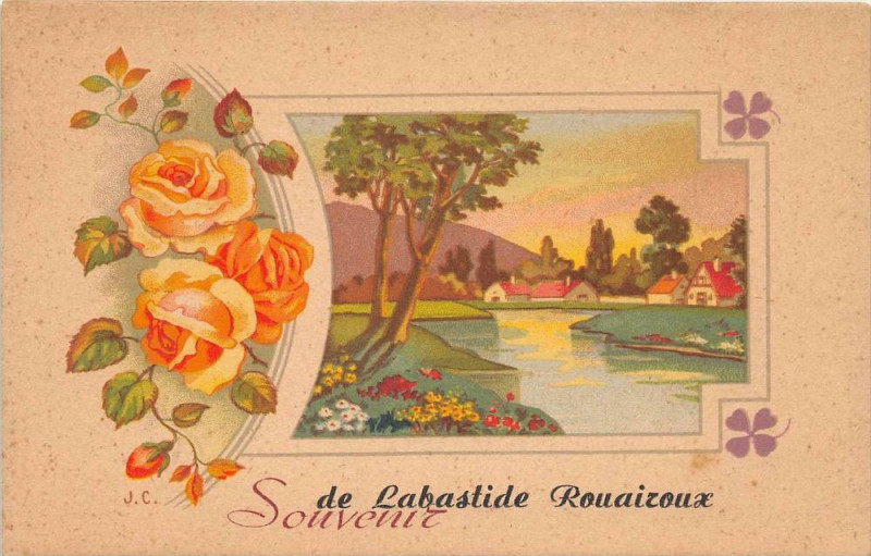 Carte postale ancienne Souvenir De Labastide Rouairoux à Rouairoux