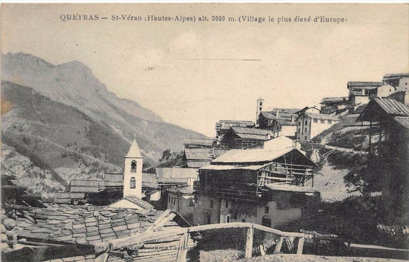 Carte postale ancienne QueyrasSaint-Veran