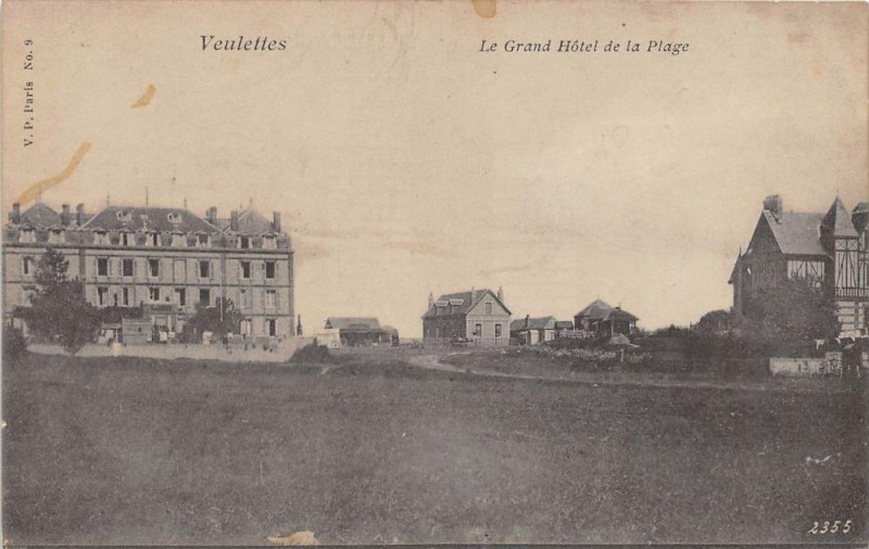 Carte postale ancienne Veulettes Le Grand Hotel De La Plage à Veulettes-sur-Mer