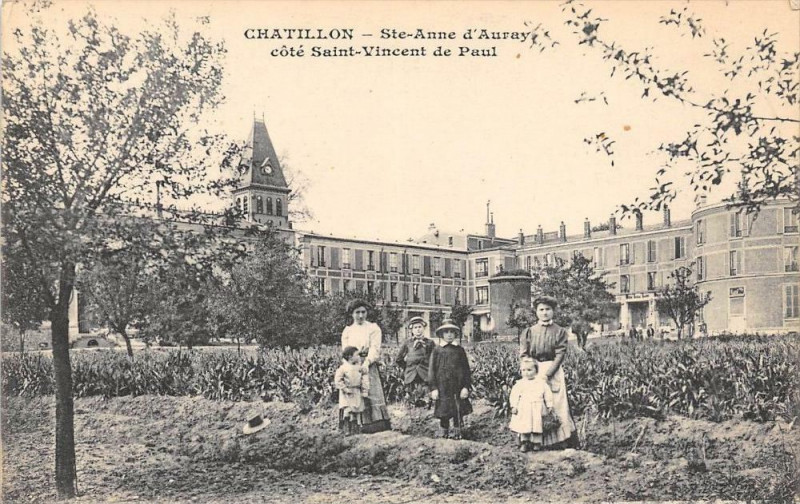 Carte postale ancienne Chatillon Sainte-Anne D'Auray Cote Saint Vincent De Paul à Châtillon
