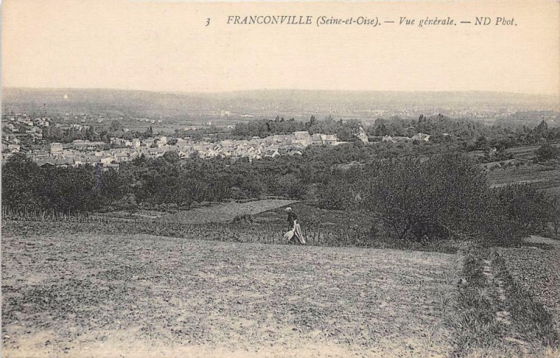 Carte postale ancienne Franconville Vue Generale à Franconville