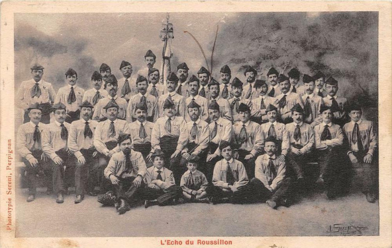 Carte postale ancienne Perpignan L'Echo Du Roussillon à Perpignan