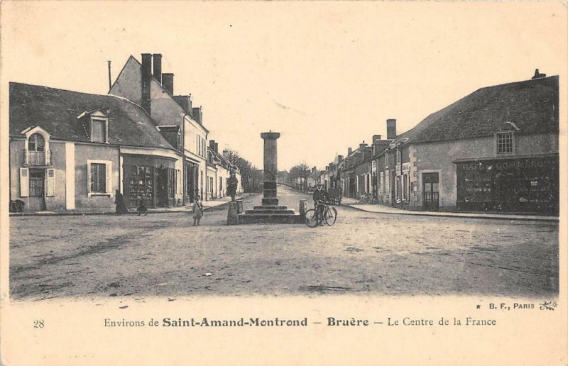 Carte postale ancienne Bruere Le Centre De La France