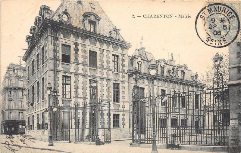 Carte postale ancienne Chareton La Mairie