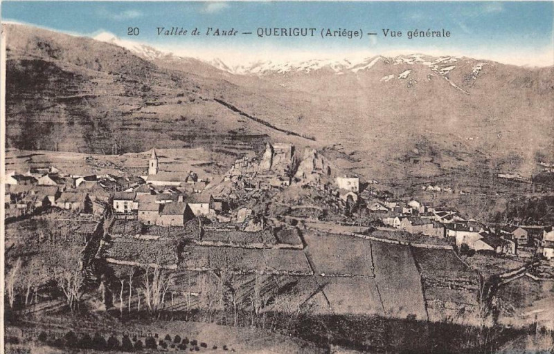 Carte postale ancienne Querigut Vue Generale