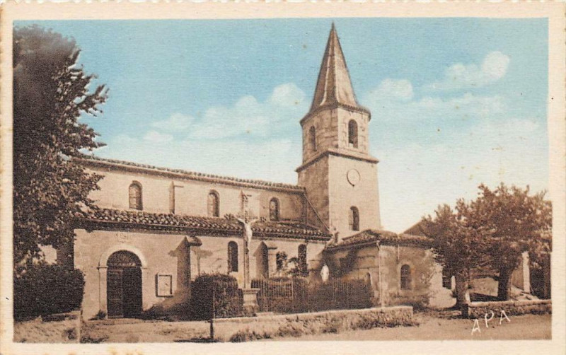 Carte postale ancienne La Fontasse Eglise