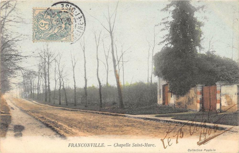 Carte postale ancienne Chapelle Saint-Marc à Franconville