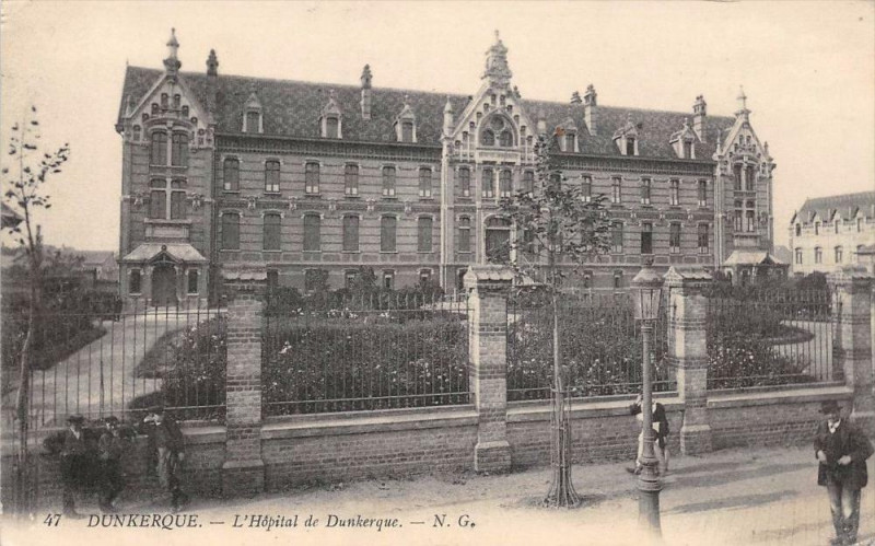 Carte postale ancienne Dunkerque L'Hopital De Dunkerque à Dunkerque