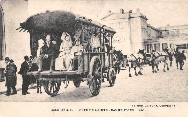 Carte postale ancienne Compiegne Fete De Sainte Jeanne D´ARC  N°3 à Compiègne