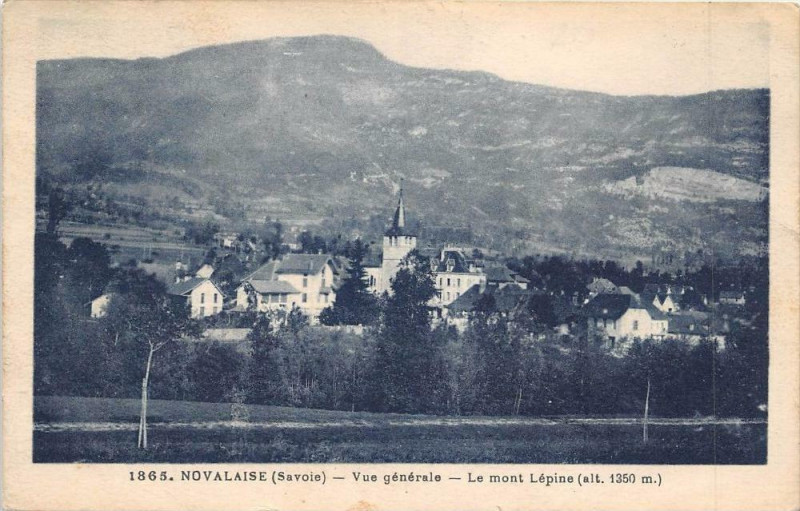Carte postale ancienne Novalaise Vue Generale à Novalaise