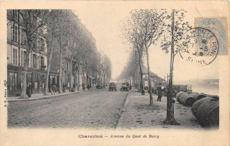 Carte postale ancienne Charenton Avenue Du Quai De Bercy