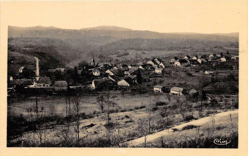 Carte postale ancienne Eternoz Vue Generale à Éternoz