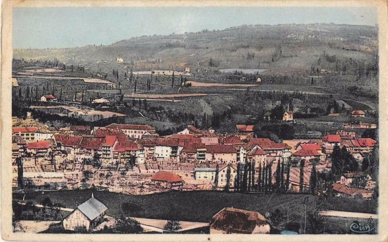 Carte postale ancienne Rumilly Vue Generale à Rumilly