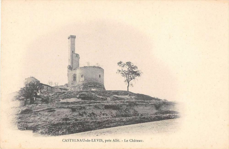 Carte postale ancienne Castelnau De Levis Le Chateau (dos non divisé)