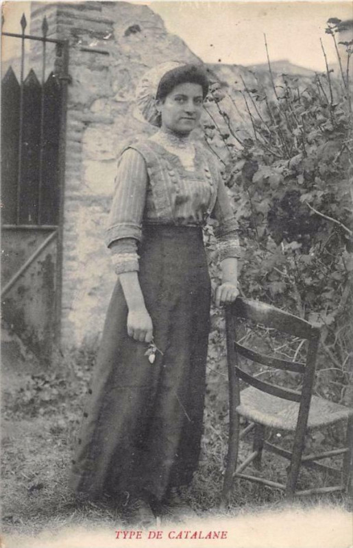 Carte postale ancienne Type De Catalane