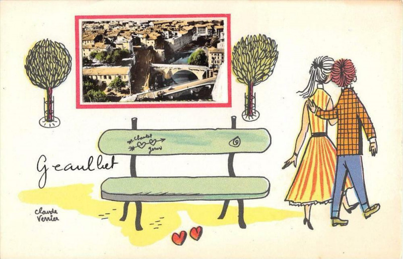 Carte postale ancienne Graulhet Cpa Souvenir N°1 à Graulhet