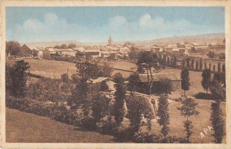 Carte postale ancienne Alban Vue Generale Nord à Alban