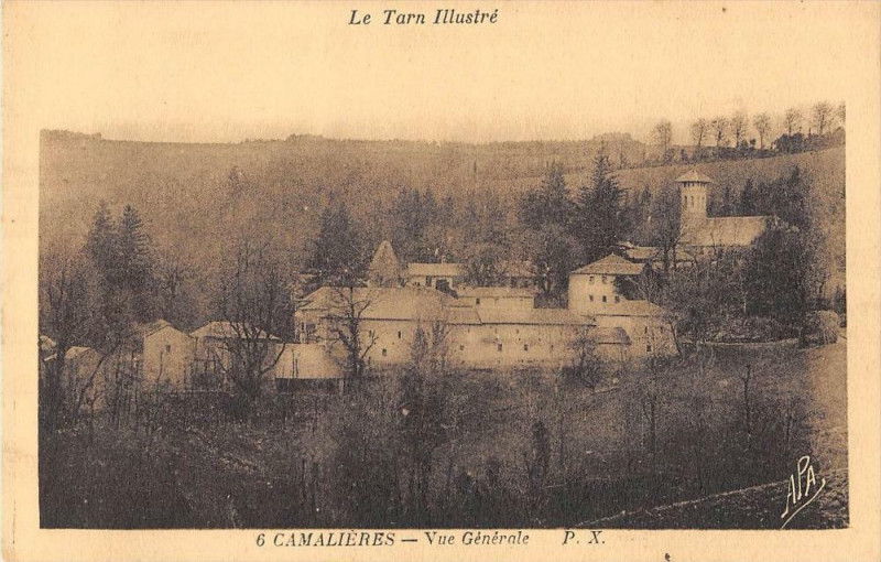 Carte postale ancienne Camalieres Vue Generale