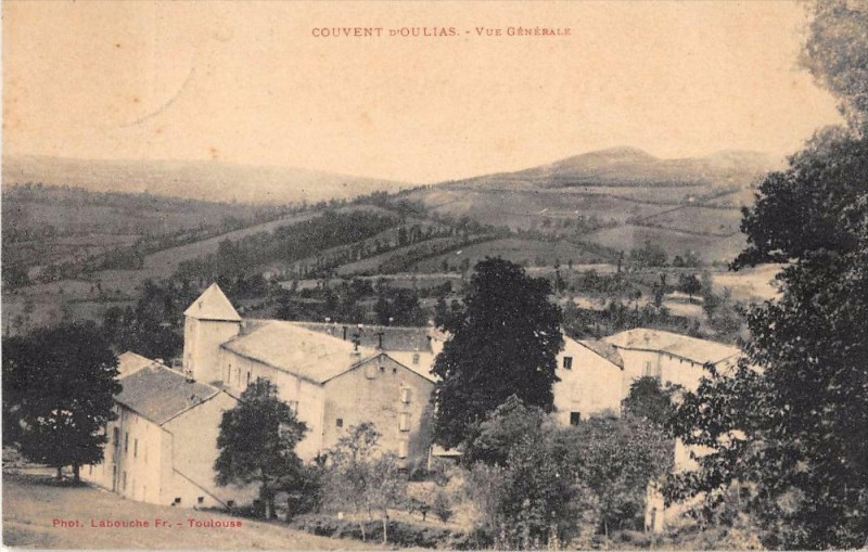 Carte postale ancienne Couvent D´OULIAS Vue Generale