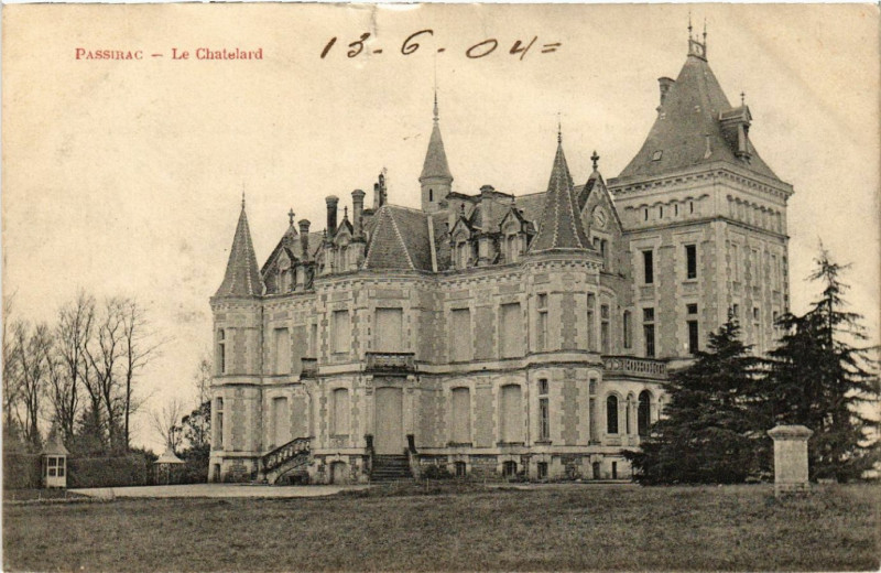 Carte postale ancienne Passinac - Le Chatelard