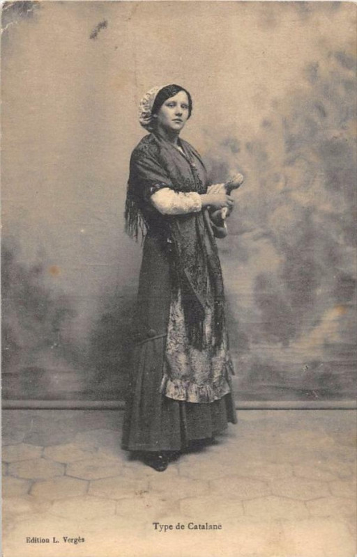 Carte postale ancienne Type De Catalane