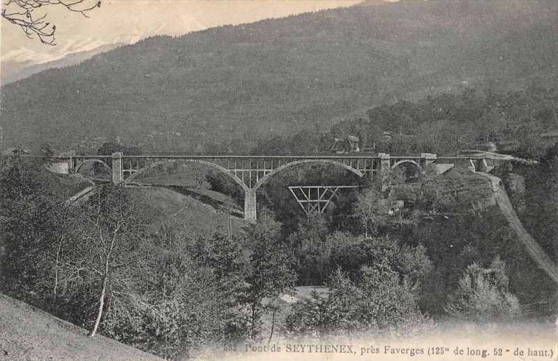 Carte postale ancienne Pont De Seythenex Pres Faverges