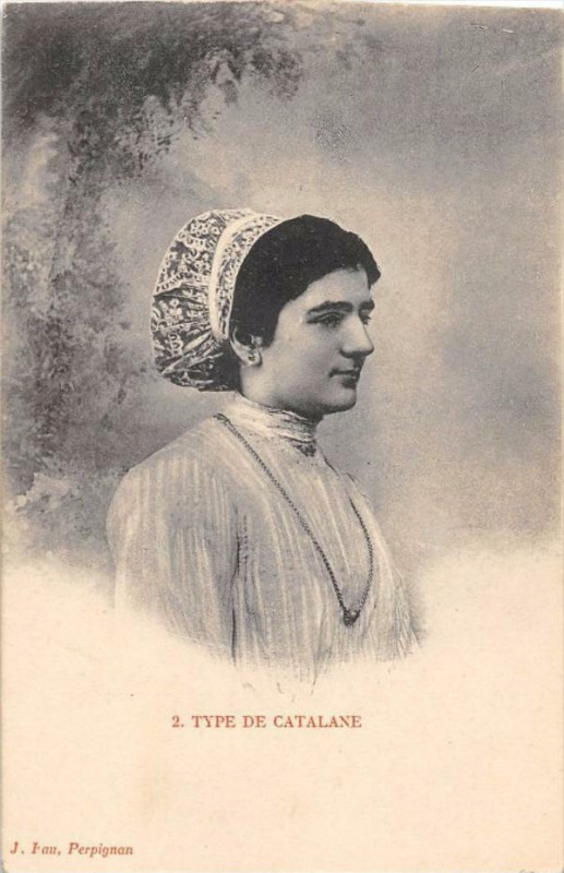 Carte postale ancienne Type De Catalane