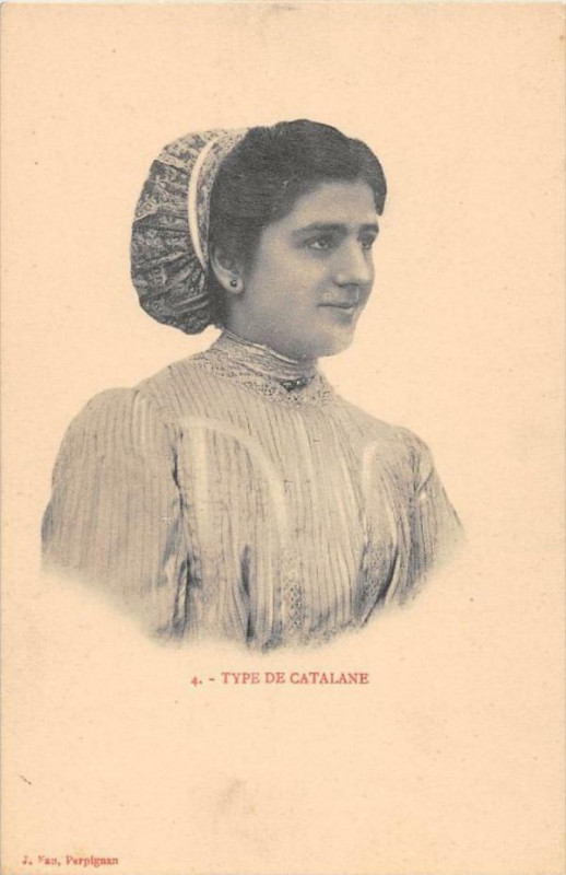 Carte postale ancienne Type De Catalane