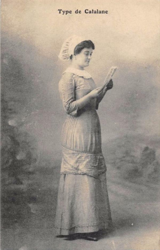 Carte postale ancienne Type De Catalane