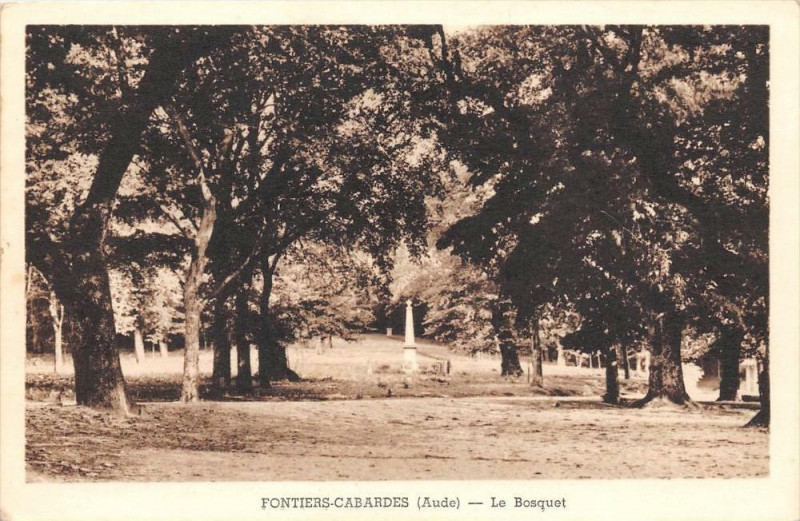 Carte postale ancienne Fontiers Cabardes Le Bosquet