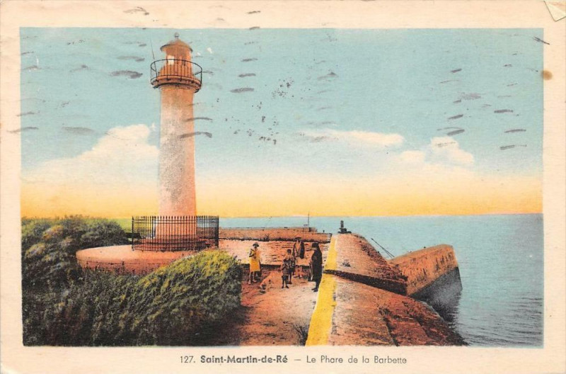Carte postale ancienne Saint Martin De Re Le Phare De La Barbette