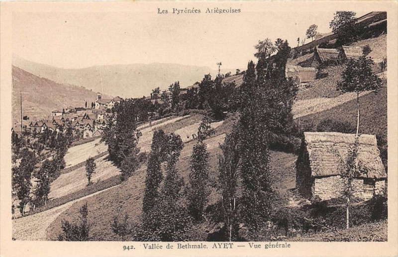 Carte postale ancienne Ayet Vue Generale