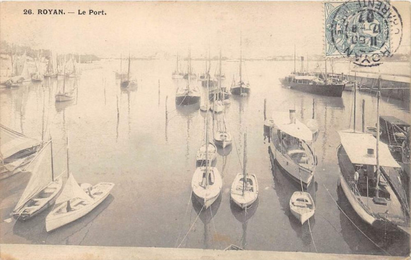 Carte postale ancienne Royan Le Port à Royan