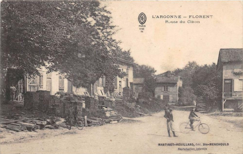 Carte postale ancienne Florent Route De Claon