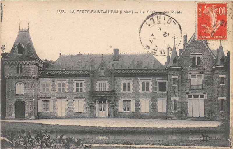 Carte postale ancienne La Ferte Saint Aubin Chateau Des Muids