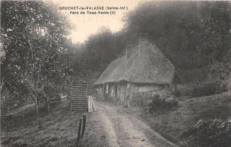 Carte postale ancienne Gruchet La Valasse Parc De Tous Vents