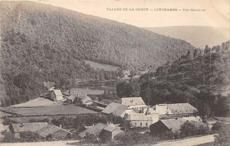 Carte postale ancienne Vallee De La Semoy Linchamps Vue Generale