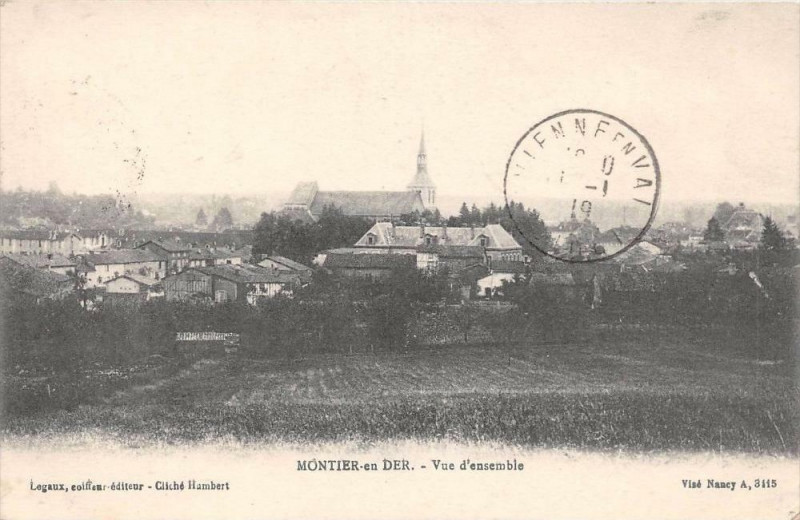 Carte postale ancienne Montier En Der Vue D'Ensemble
