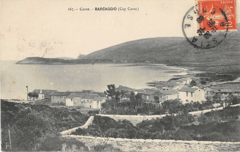 Carte postale ancienne 20 Corse Barcaggio Cap Corse