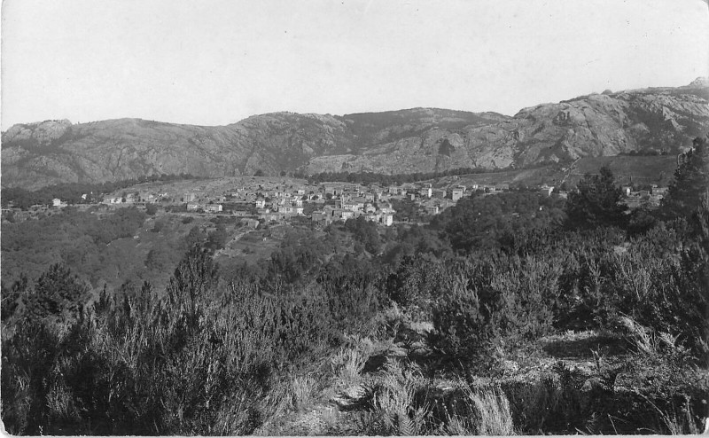Carte postale ancienne 20 Corse Evisa Vue Generale à Évisa