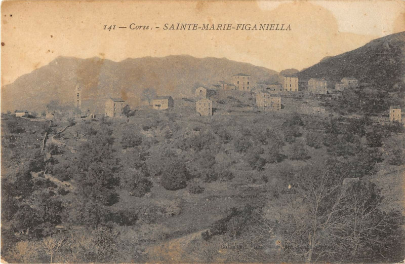 Carte postale ancienne 20 Corse Sainte Marie Figaniella (cpa rare