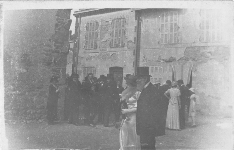 Carte postale ancienne Saint Jean Des Ollieres Carte Photo