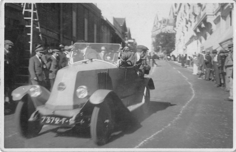 Carte postale ancienne Carte Photo Course De Voiture Clermont Ferrand Cliche N°2 à Clermont-Ferrand