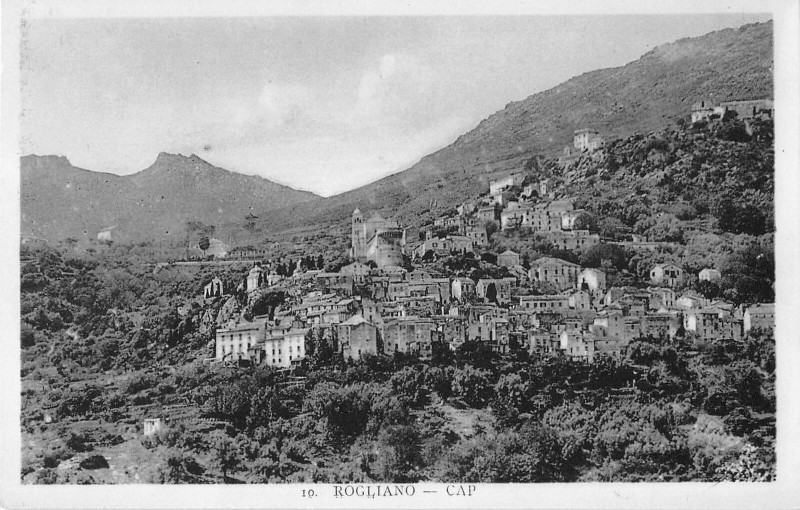 Carte postale ancienne 20 Corse Rogliano à Rogliano